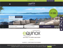 Tablet Screenshot of equinox-immo.fr